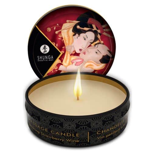 Shunga - Massage Candle Erdbeere (30ml)