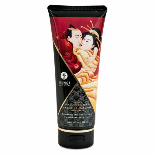 Shunga - Massage Cream Strawberry (200ml)