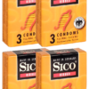 Sico Ribbed (12 Kondome)