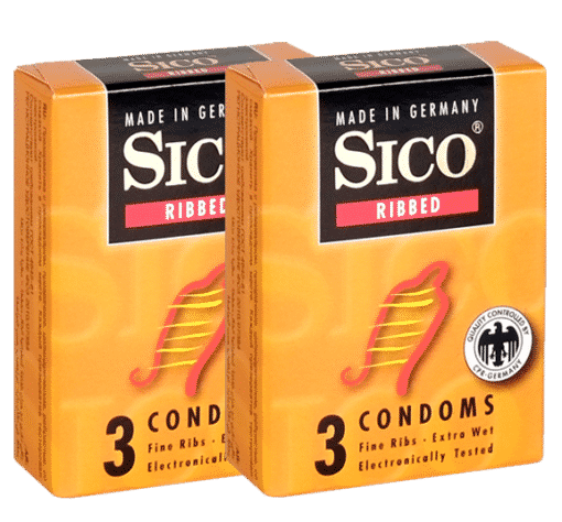 products sico ribbed 6kondome