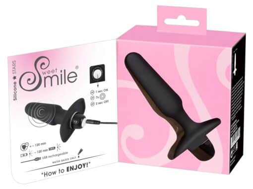 Sweet Smile wiederaufladbarer Analplug mit Vibration