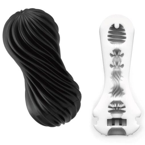 Tenga - Flex Masturbation Sleeve (Rocky Black)