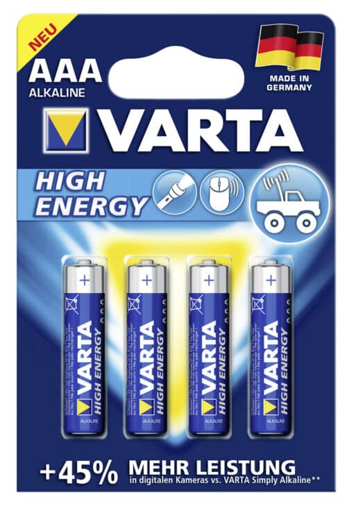 Varta Micro-AAA-Batterien 4er Set