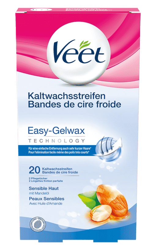 VEET Kaltwachsstreifen Beine sensible Haut (20 Stück) MHD 04-2021