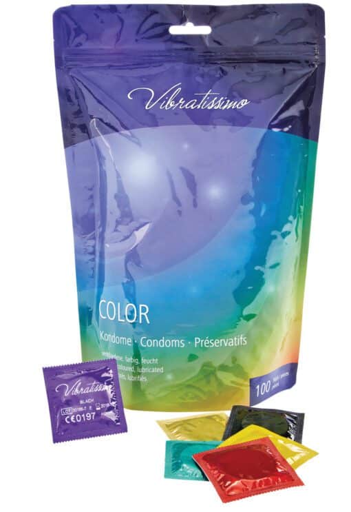 VIBRATISSIMO Color Kondome (100er Beutel)