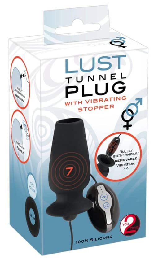 You2Toys Lust Tunnel Plug mit Vibrationsei