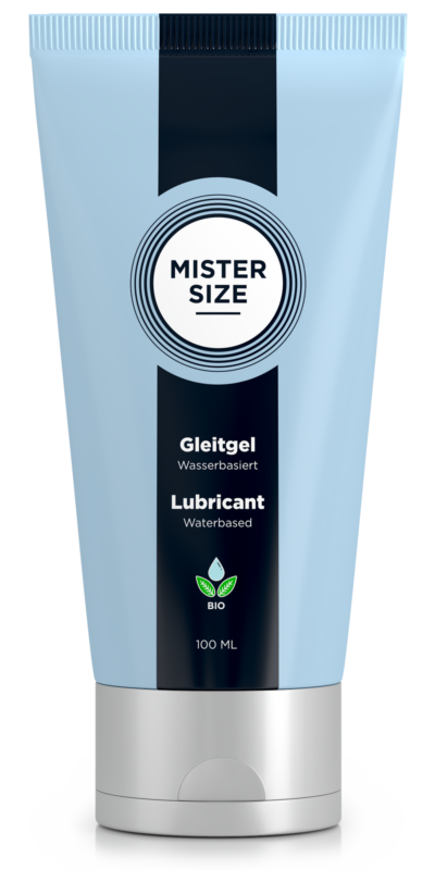 Bio Gleitgel von Mister Size, Wasserbasiert, Kondomverträglich