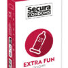 Secura Extra Fun - genoppt (12 Kondome)