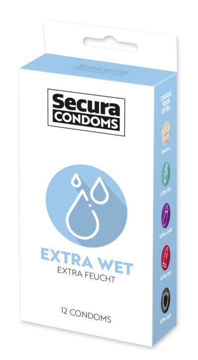 Secura Extra Wet – Extra feucht (12 Kondome) Secura