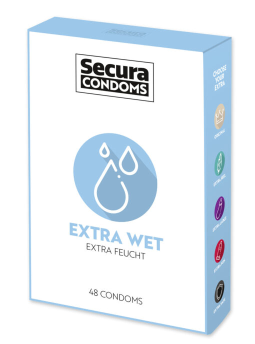 Secura Extra Wet - Extra feucht (48 Kondome)